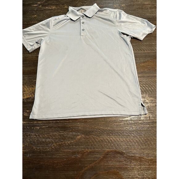 IZOD Gray Golf Shirt Size Large - Picture 1 of 5